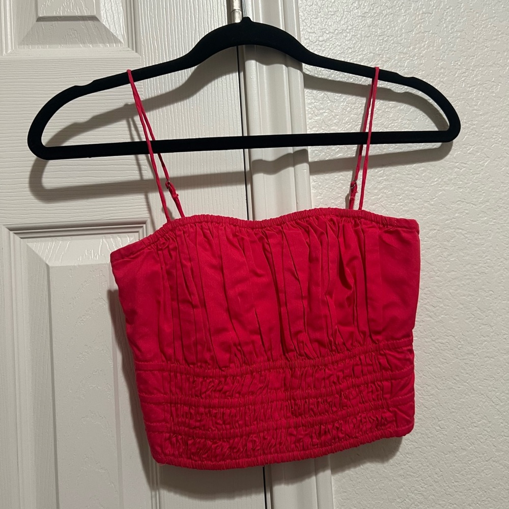 Abercrombie & Fitch Pink Crop Top